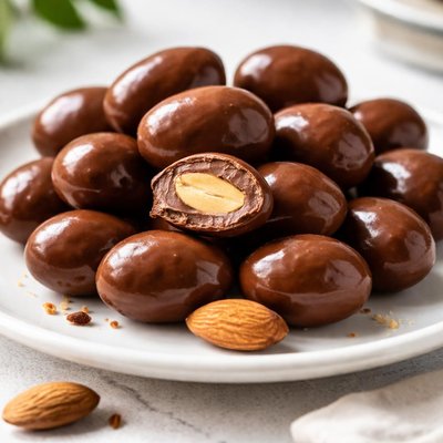 Chocolate-covered almond