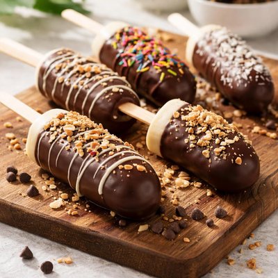 Chocolate-covered bananas