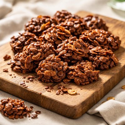 Chocolate-covered cornflakes