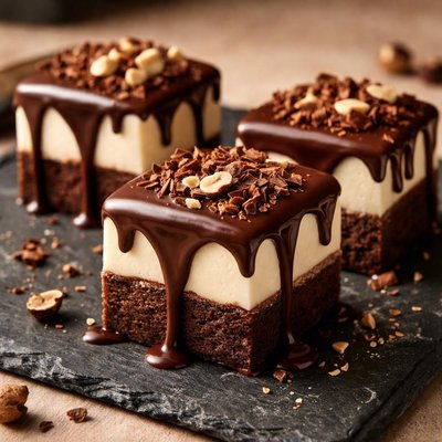 Chocolate-covered dessert