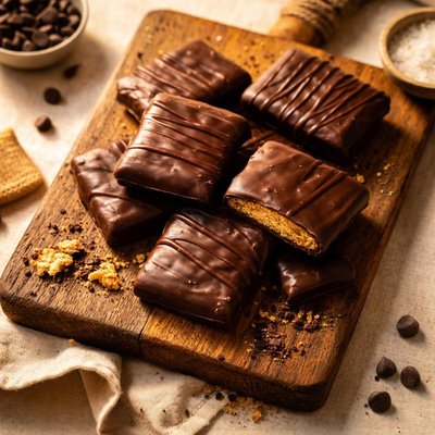 Chocolate-covered graham crackers