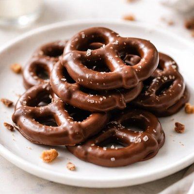 Chocolate-covered pretzel