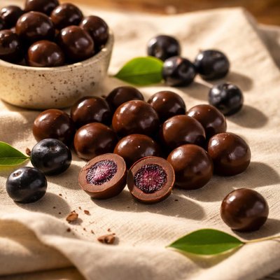 Chocolate acai berries