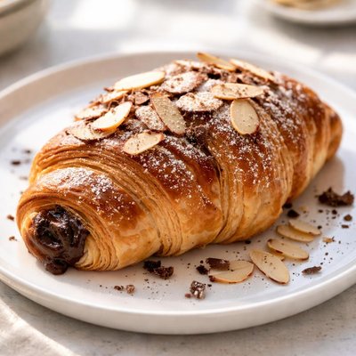 Chocolate almond croissant