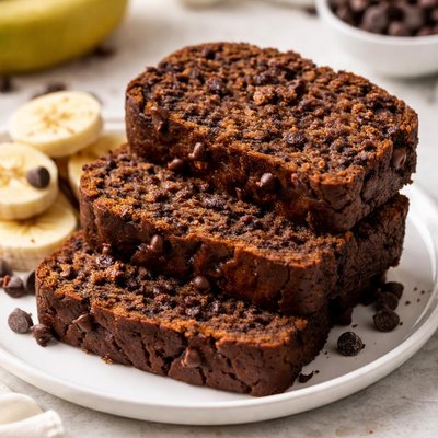 Chocolate banana bread