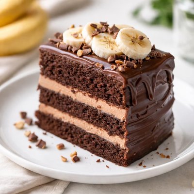 Chocolate banana cake