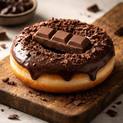 Chocolate bar donut