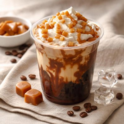 Chocolate bar wired iced caramel