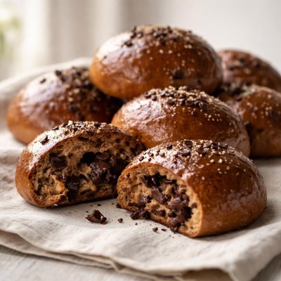 Chocolate bread buns