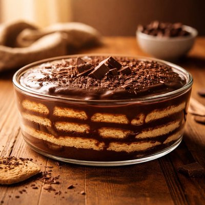 Chocolate buiscuit pudding