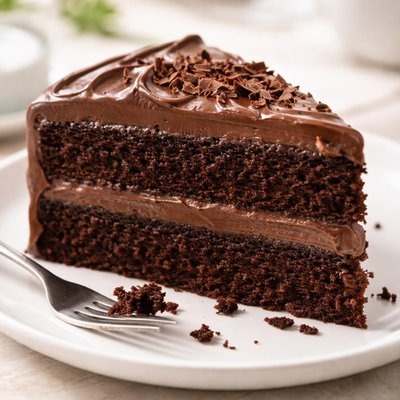 Chocolate cake with icing