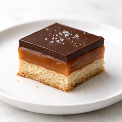 Chocolate caramel square