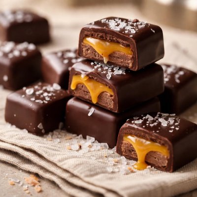 Chocolate caramel with sea salt