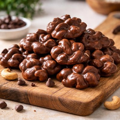 Chocolate cashew cluster