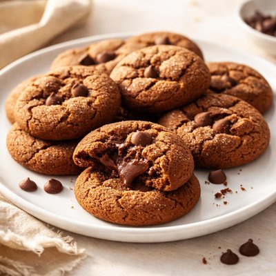 Chocolate center cookies