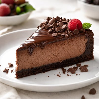 Chocolate cheesecake