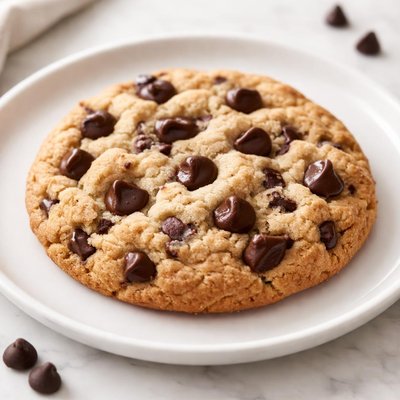 Chocolate chip crumbl cookie