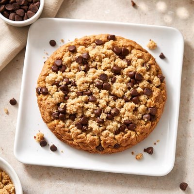 Chocolate chip crumble cookie