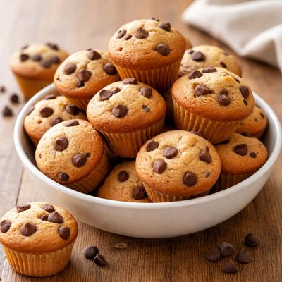 Chocolate chip mini muffins