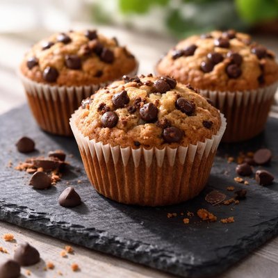 Chocolate chip muffin homemade