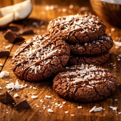 Chocolate coconut cookie
