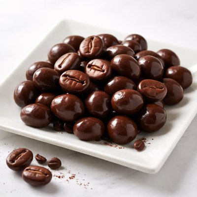 Chocolate coffee beans