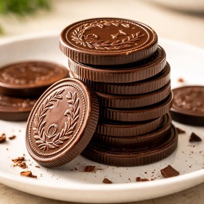 Chocolate coin