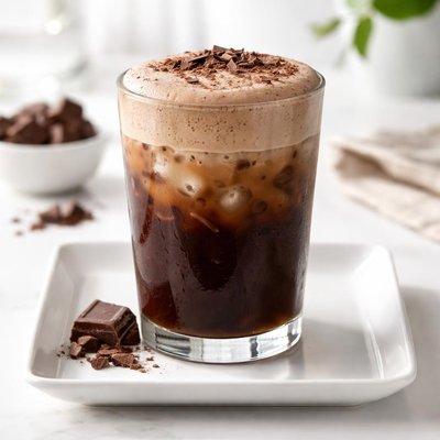 Chocolate cold foam