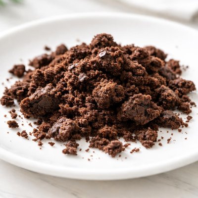 Chocolate cookie crumbs
