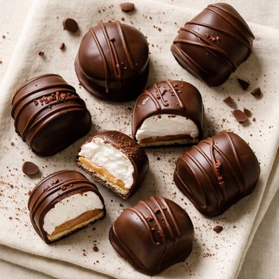 Chocolate coverd marshmellow