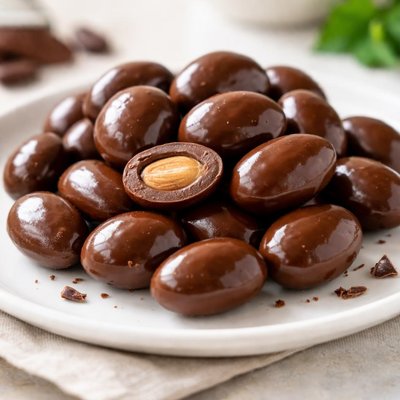 Chocolate covered almonds