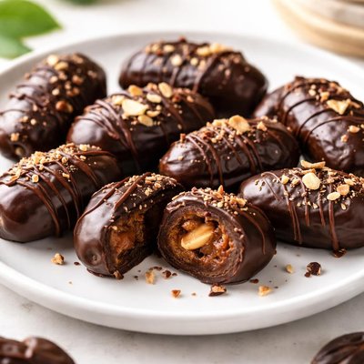 Chocolate covered date