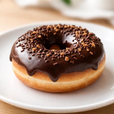 Chocolate covered donut