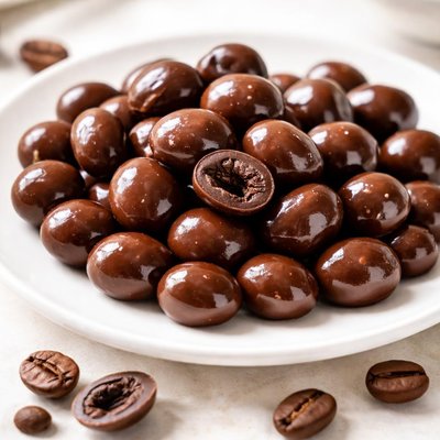 Chocolate covered espresso beans