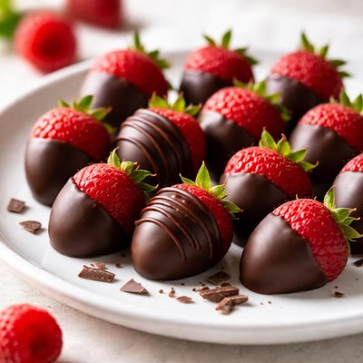 Chocolate covered raspberries