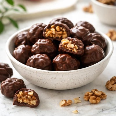 Chocolate covered walnuts
