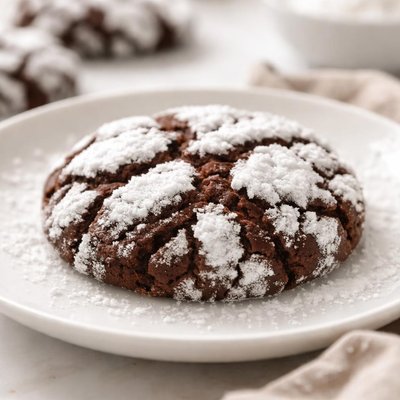 Chocolate crinkle cookie