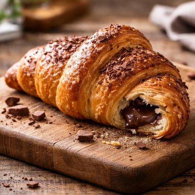 Chocolate croissant from pingo doce