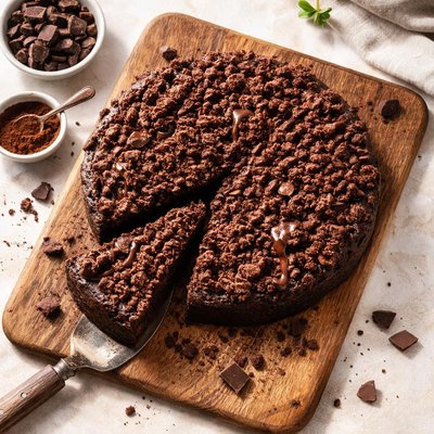 Chocolate crumble cake