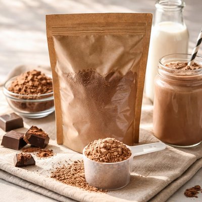Chocolate dairy protein powder