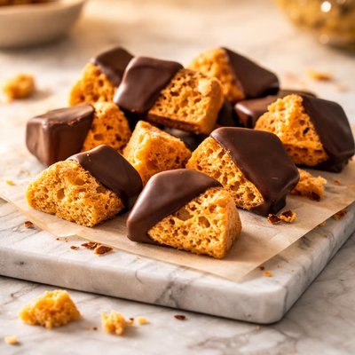 Chocolate dipped honeycomb
