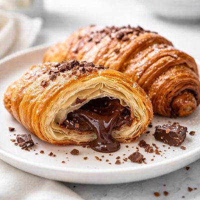 Chocolate filled pastry