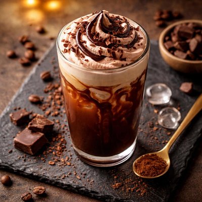 Chocolate frosty cream cold brew