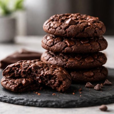 Chocolate fudge cookies