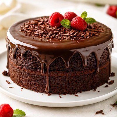 Chocolate ganache cake