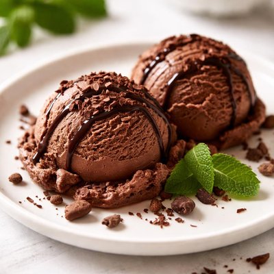 Chocolate gelato