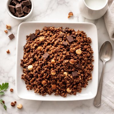 Chocolate granola cereal