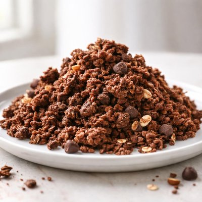 Chocolate granola protein