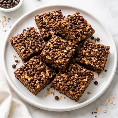 Chocolate granola sqaures