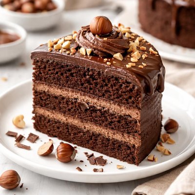 Chocolate hazelnut cake